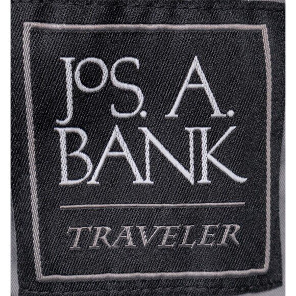 Jos A Bank 40R Tailored Fit Traveler Sport Coat Blazer Jacket Wool 2 Button EUC - Picture 10 of 14